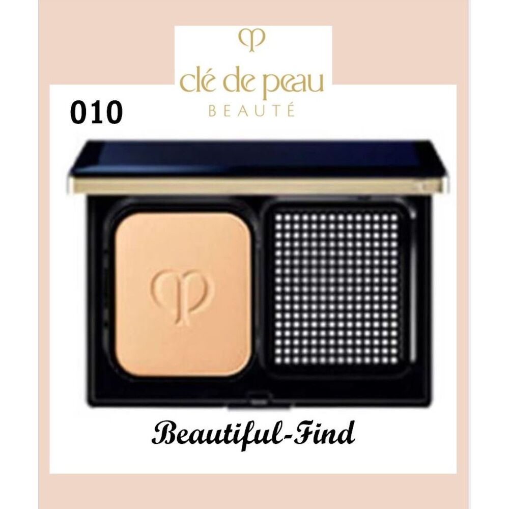 CLE DE PEAU POWDER FOUNDATION COLOR 010 WITH CASE.